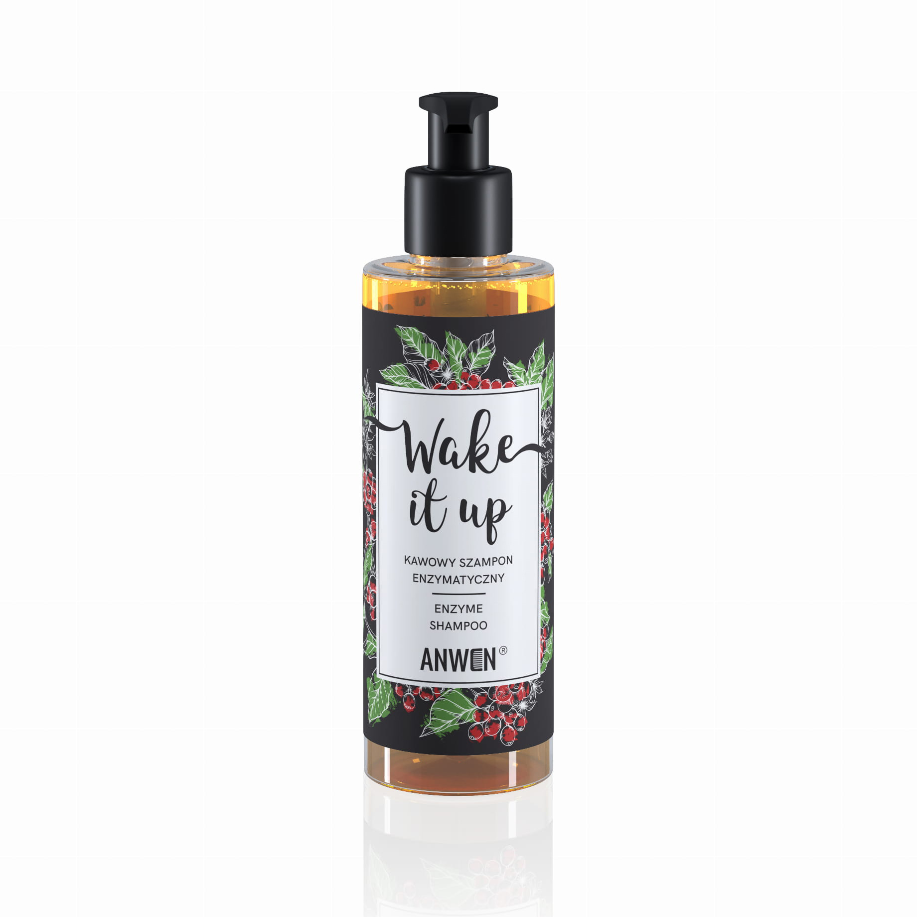 WAKE IT UP enzymatyczny szampon kawowy, 200 ml – ANWEN