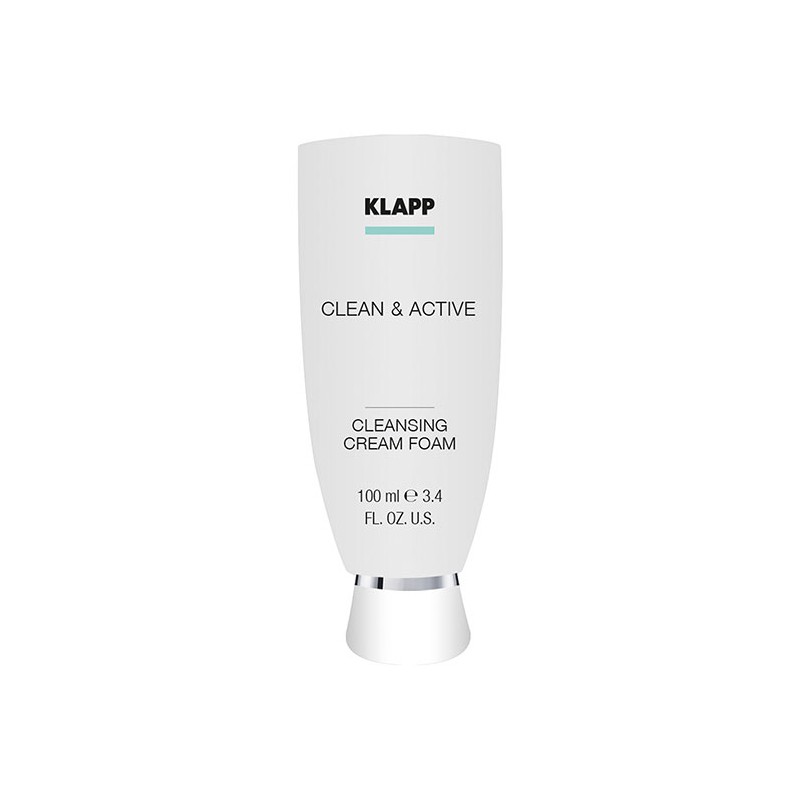 Kremowa Pianka Oczyszczająca 100 ml – CLEAN & ACTIVE – KLAPP Cosmetics