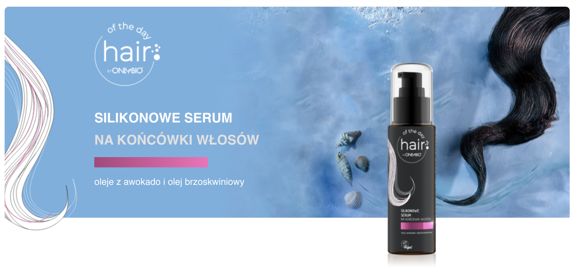 Silikonowe serum na końcówki włosów 80ml