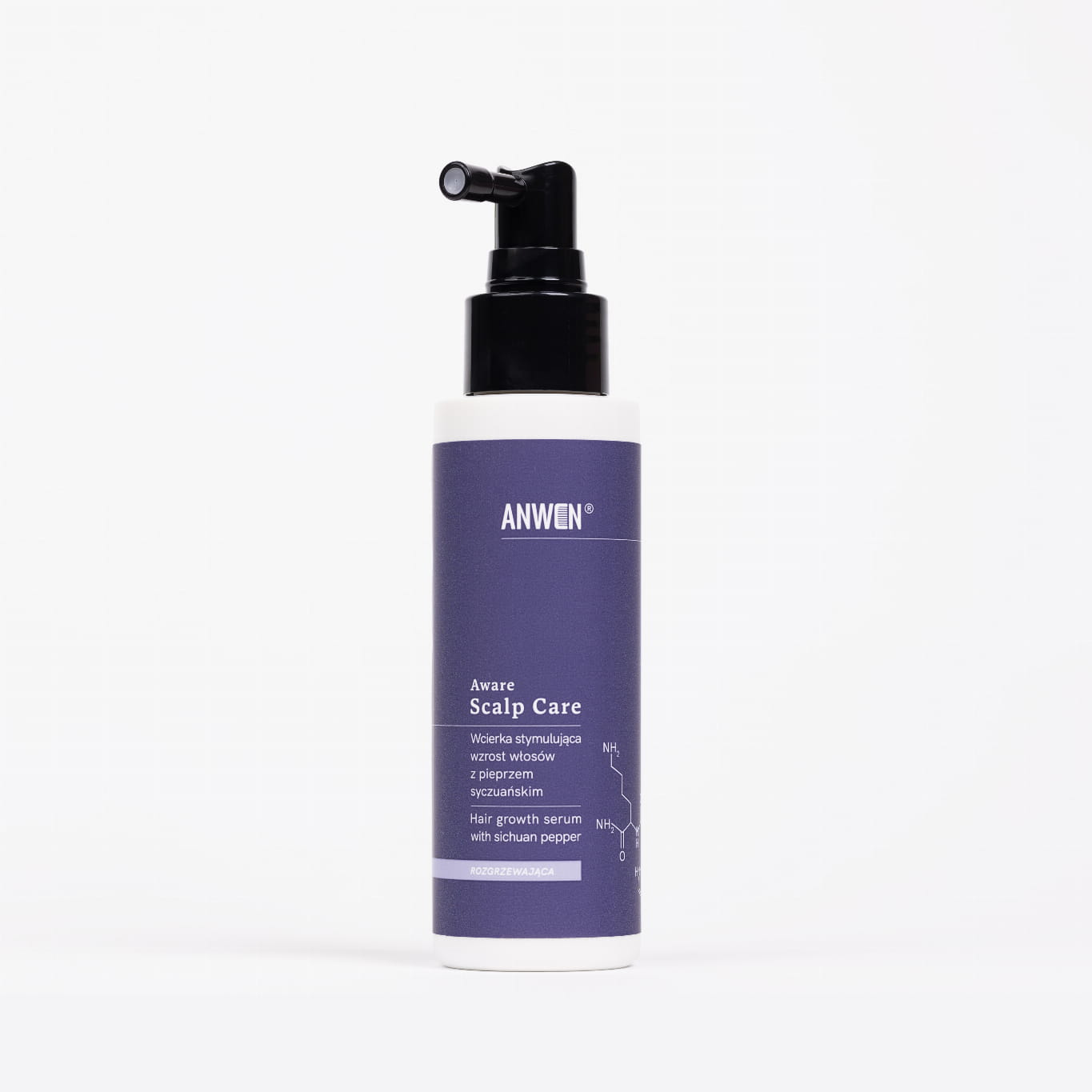 AWARE SCALP CARE Wcierka rozgrzewająca z pieprzem syczuańskim, 100 ml – Anwen